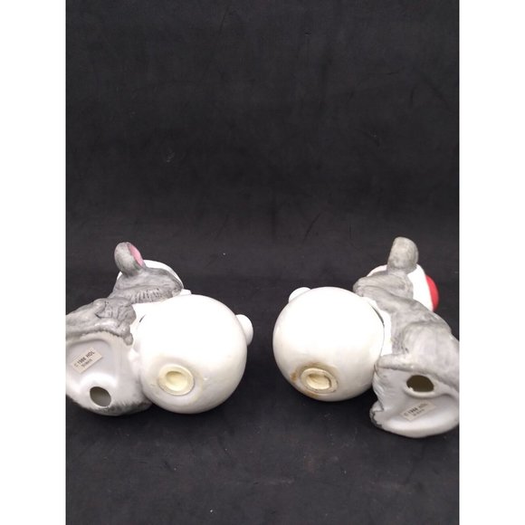 Vintage 1986 House of Lloyd kitschy Christmas Mice Salt and Pepper Shakers - Picture 9 of 14